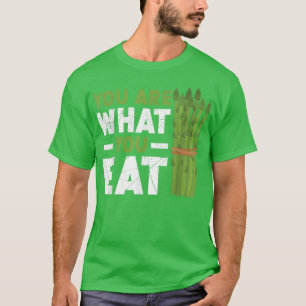 Du bist das, was du isst Spargel Gemüse Vegetaria T-Shirt