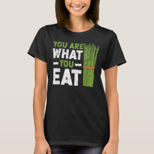 Du bist das, was du isst Spargel Gemüse Vegetaria T-Shirt
