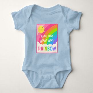 Du bist dein eigener Regenbogen Baby Strampler
