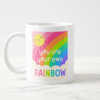 Du bist dein eigener Regenbogen Jumbo-Tasse