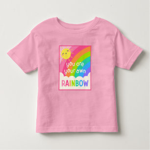 Du bist dein eigener Regenbogen Kleinkind T-shirt