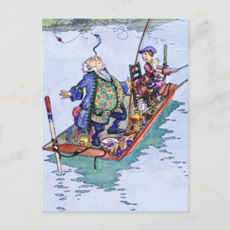 Du bist der alte Vater WIlliam aus der Alice im Wu Postkarte