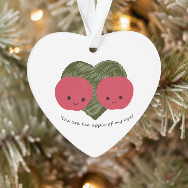 Du bist der Apfel meines Auges Ornament (Baum)