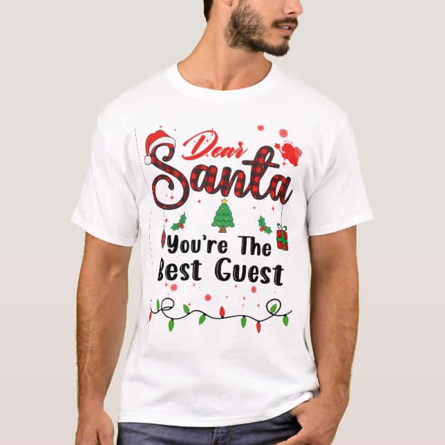 Du bist der beste Gast, der Weihnachtsliebhaber is T-Shirt (Vorderseite)