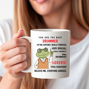 Du bist der beste Schlagzeuger, andere Verlierer l Kaffeetasse