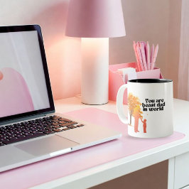 Du bist der beste Vater der Welt Zweifarbige Tasse