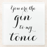 Du bist der Gin meiner Tonskripttypografie