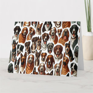 "Du bist der Hund-Gone-Beste" völlig individuell Karte