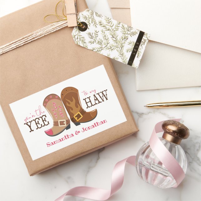 Du bist der Junge zu mir Rechteckiger Aufkleber (Schenken)