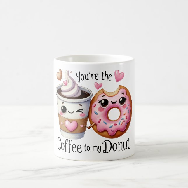 Du bist der Kaffee für meinen Donut-Funny-Mug Kaffeetasse (Mittel)