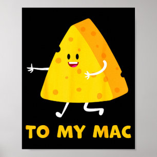 Du bist der Käse zu meinem Mac Lustige passende Pa Poster