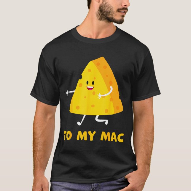 Du bist der Käse zu meinem Mac Lustige passende Pa T-Shirt (Vorderseite)