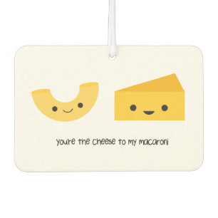 Du bist der Käse zu meinem Macaroni Air Freshener Autolufterfrischer