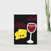 Du bist der Käse zu meinem Wein Freund Valentinsta