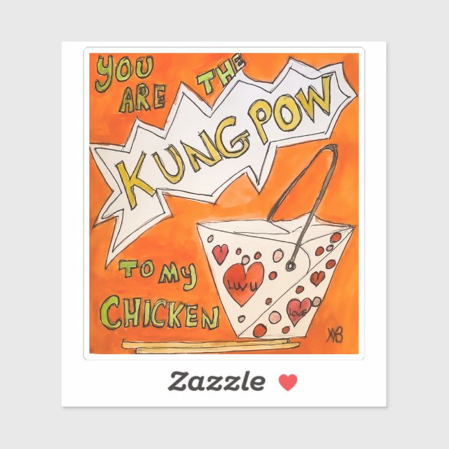 Du bist der Kungpow Aufkleber (Blatt)