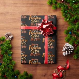 Du bist der Kürbisspass meines Lebens - Erntedank Geschenkpapier