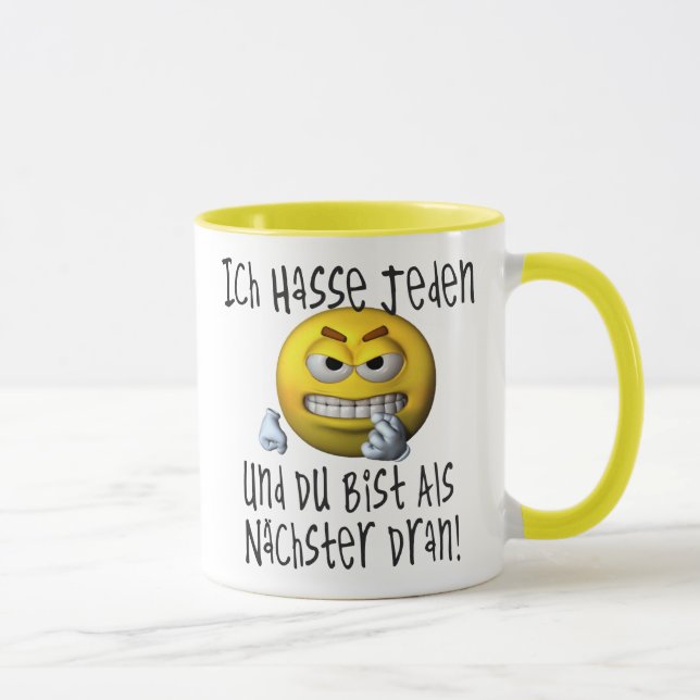 Du bist der Naechste! Tasse (Rechts)