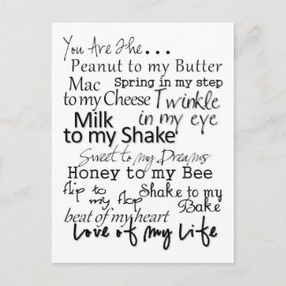 Du bist der... Postkarte