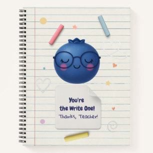 Du bist der Schreibe! - Niedliche Lehrerbewertung Notizbuch