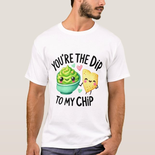 Du bist der Sprung zu meinem Chip - Aufkleber T-Shirt (Vorderseite)
