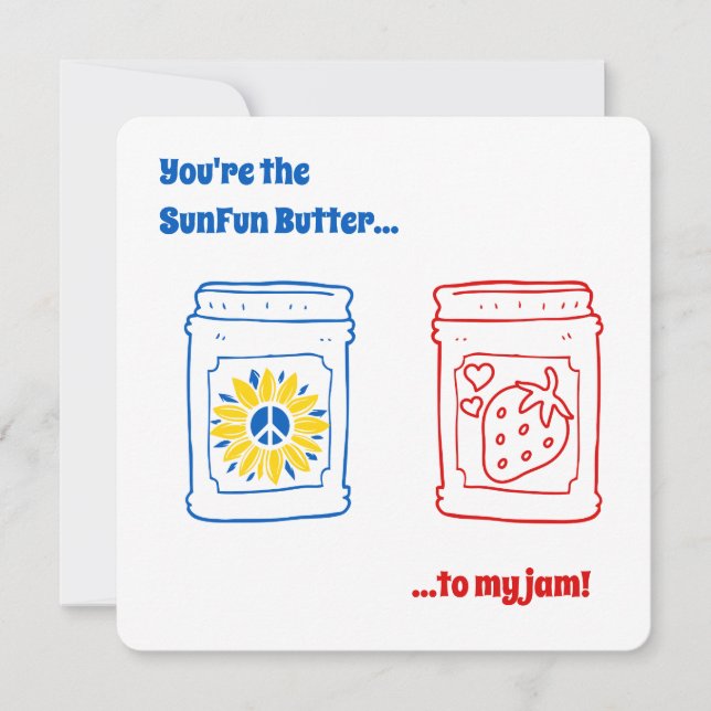 Du bist der SunFun Butter zu meinem Stau! Karte (Vorderseite)