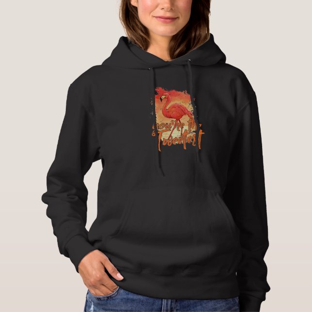 Du bist der trotzigste Flamingo Beach Bird 1 Hoodie (Vorderseite)