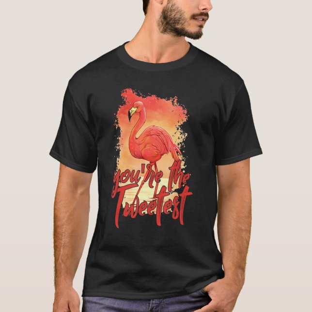 Du bist der trotzigste Flamingo Beach Bird 3 T-Shirt (Vorderseite)