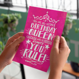 Du bist der ultimative GEBURTSTAG KÖNNEN SIE REGEL