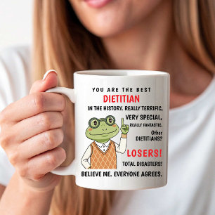 Du bist die beste Ernährungsberaterin. Andere Verl Kaffeetasse