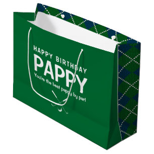 Du bist die beste Pappy von Par Birthday Geschenkt Große Geschenktüte
