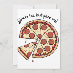 Du bist die beste Pizza, die ich je hatte, meine b Feiertagskarte