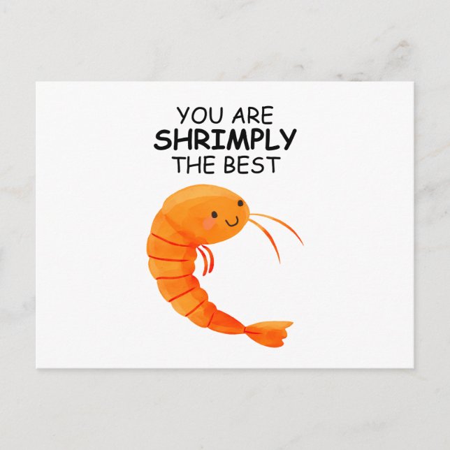 Du bist die Beste Postkarte (Vorderseite)