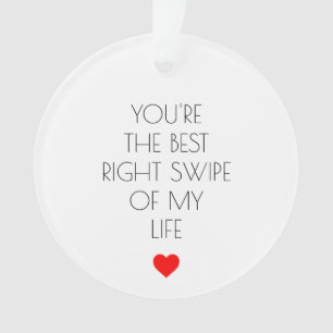 Du bist die beste Sintflut meines Lebens, Valentin Ornament