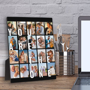 Du bist die Eine Bildcollage 20 Fotoplakette Fotoplatte