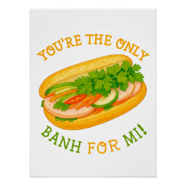 Du bist die einzige Banh für Mi! Poster