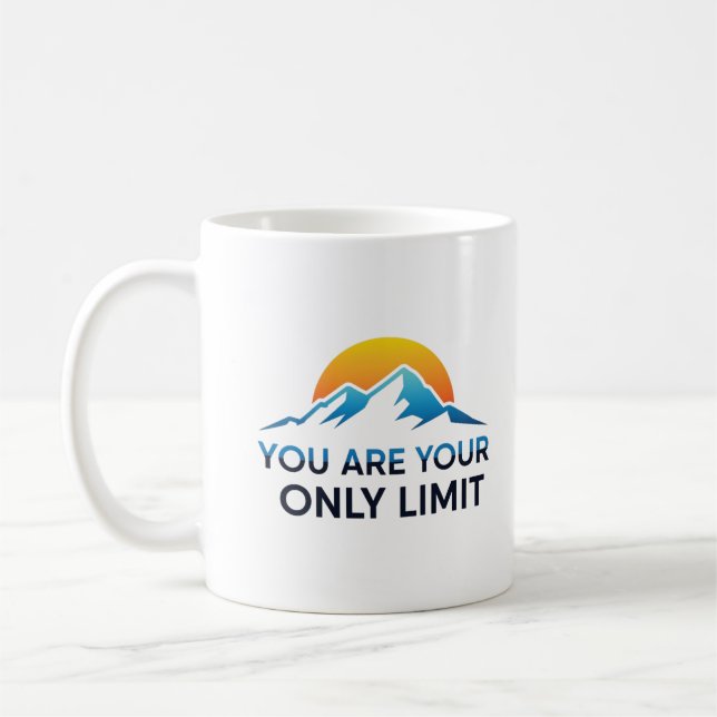 Du bist die einzige Grenze Kaffeetasse (Links)