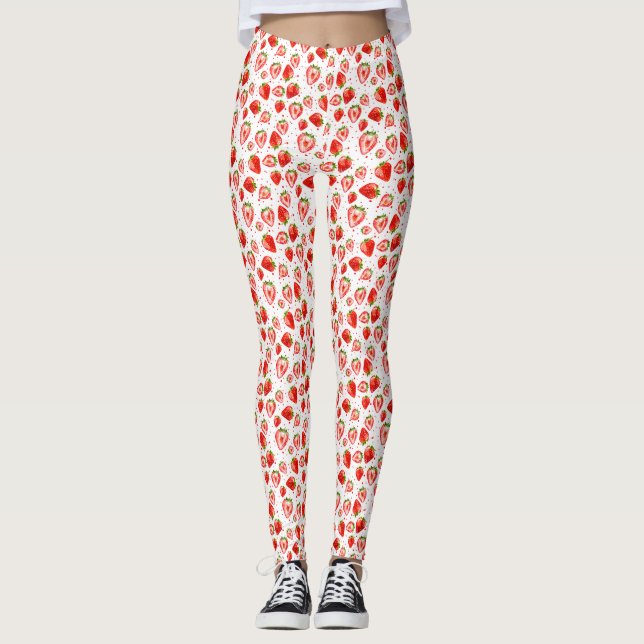 Du bist die Erdbeere zu meinem Shortcake Leggings (Vorderseite)