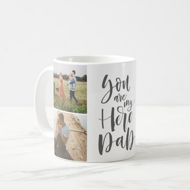 Du bist die Fotosammlung meines Helden Vater Vater Kaffeetasse (Vorderseite Links)