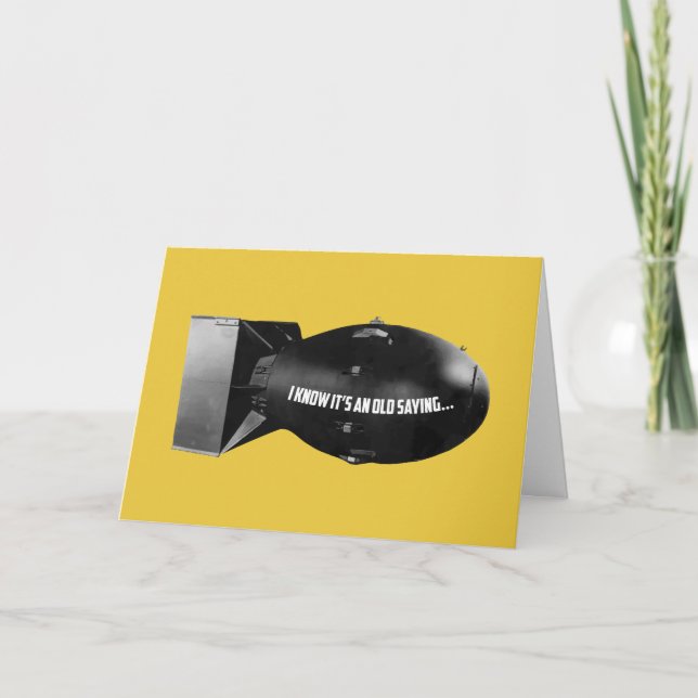 Du bist die Freundschaftskarte der Atombombe Karte (Vorderseite)