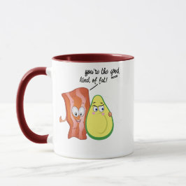 Du bist die gute Art von Fat Avocado Bacon Make-up Tasse