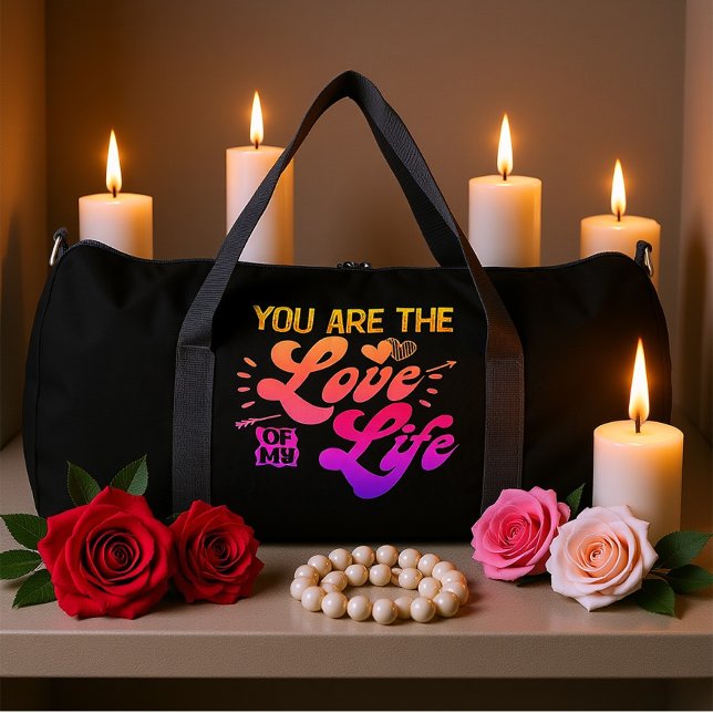 Du bist die Liebe meines Lebens. Duffle Bag (Von Creator hochgeladen)