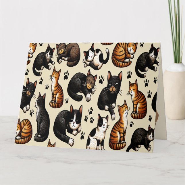 Du bist die Maouse der Katze Karte (Vorderseite)