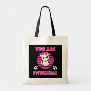 Du bist die Pawsome Tote Bag Tragetasche