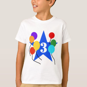Du bist die Star 3 Geburtstagsgeschenke T-Shirt