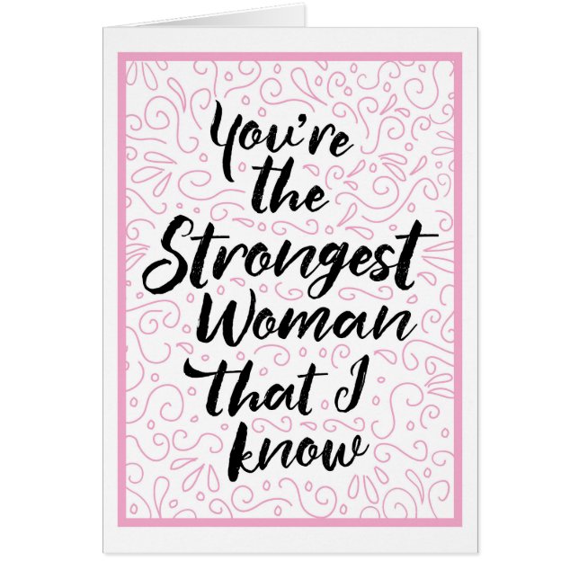 Du bist die stärkste Frau, die ich kenne (Vorne)