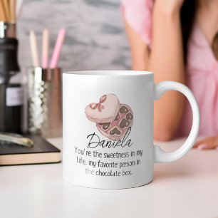 Du bist die Süße in meinem Leben Geschenk Kaffeeta Kaffeetasse