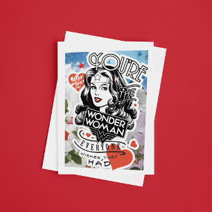 Du bist die Wunderfrau, die jeder wünscht, sie hät Karte