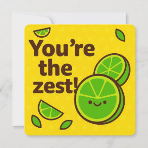 Du bist die Zest Grußkarte Feiertagskarte