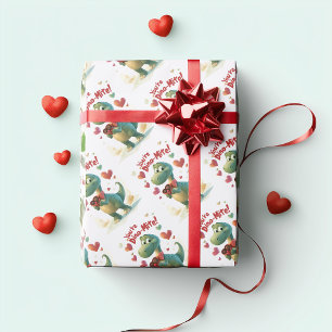 Du bist Dino-mite! Mini Geschenkpapier