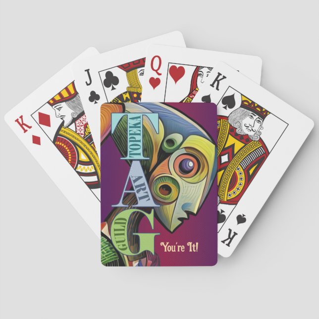 Du bist dran .  Klassische Spielkarten (Rückseite)